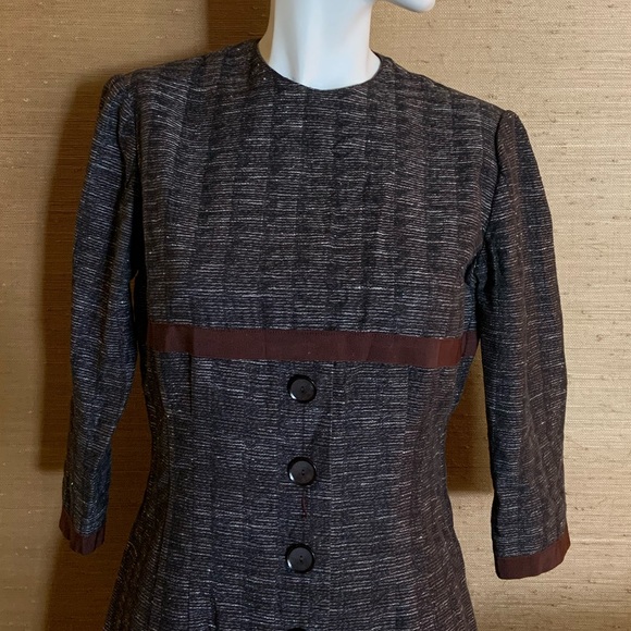 Vintage 1950s George Hess wiggle dress - Picture 6 of 14